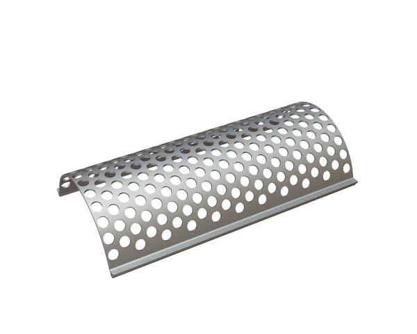 Screen basket width 400, screen plate thickness t=3, perforation Ø4, ligament 2 