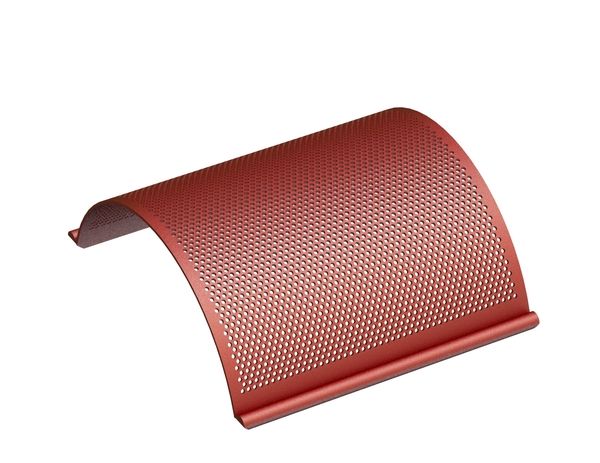 Screen basket, width 598, screen plate thickness t=6, perforation Ø8, ligament 4, Hardox for Herbold Meckesheim GmbH 