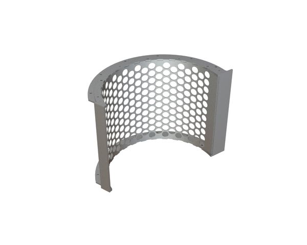 Screen basket width 686, screen plate thickness t=6, perforation Ø50, ligament 9 for Holzmag | Metso 
