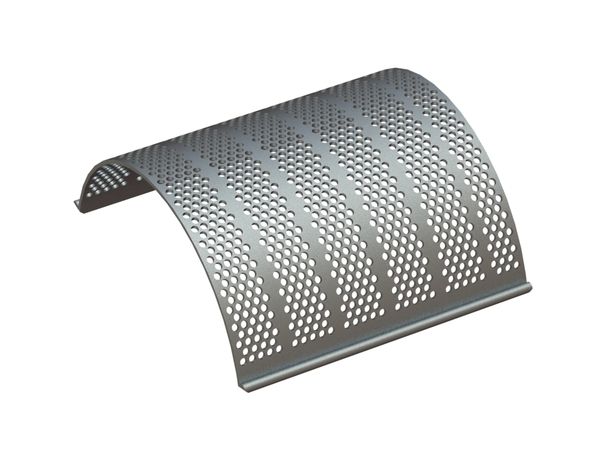 Screen basket, width 788, screen plate thickness t=10, perforation Ø19, ligament 6 for Herbold Meckesheim USA - Resource Recycling Systems Inc. 