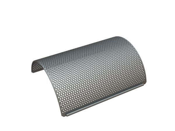 Screen basket, width 808, screen plate thickness t=8, perforation Ø12, ligament 5.5 for Herbold Meckesheim USA - Resource Recycling Systems Inc. 
