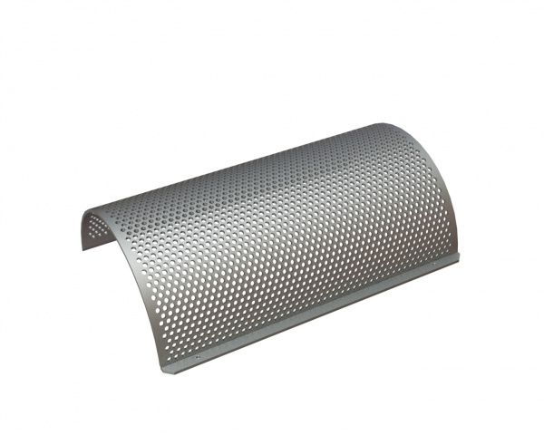 Screen basket, width 885, screen plate thickness t=8, perforation Ø10, ligament 4 for Hosokawa Alpine AG 