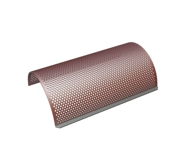 Screen basket, width 885, screen plate thickness t=8, perforation Ø12, ligament 6, Hardox for Hosokawa Alpine AG 
