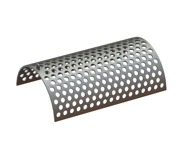 Screen plate 1036 wide, screen plate thickness t=12, perforation Ø15, web 8 for Tria 