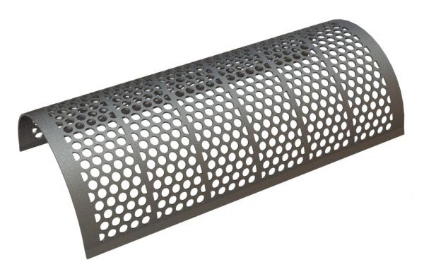 Screen plate 1705 wide, sheet thickness t=10 hole Ø28, bar width 9, Hardox for MeWa | Ehehalt | Andritz MeWa | THM Recycling Mewa UG 1609