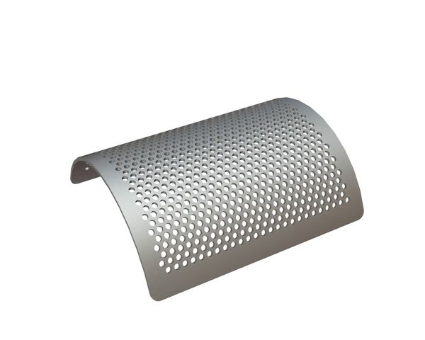 Screen plate 429 wide, sheet thickness t=6 hole Ø10, bar width 5 for Heinrich Dreher Maschinenbau 
