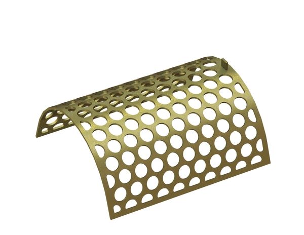 Screen plate 779 wide, plate thickness t=10, perforation Ø60, ligament 16.5 for Tria 