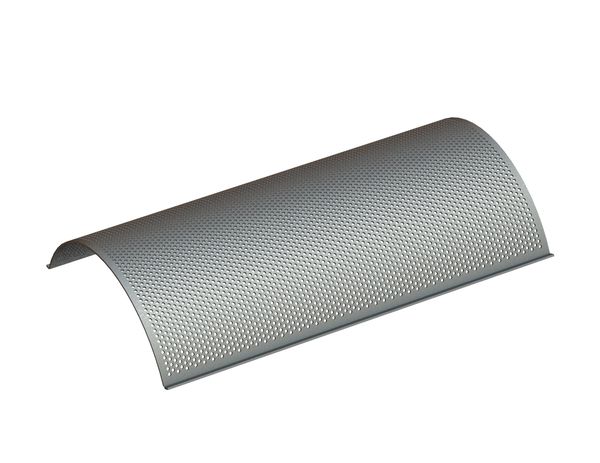 Screen plate 794 wide, plate thickness t=4, perforation Ø6, ligament 4, St.52-3 for Rapid Granulator AB 