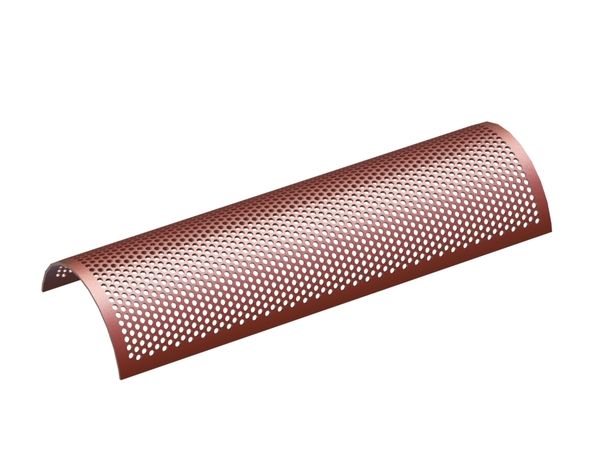 Screen plate 840 wide, sheet thickness t=5 Perforation Ø10, bar 4 for Heinrich Dreher Maschinenbau 