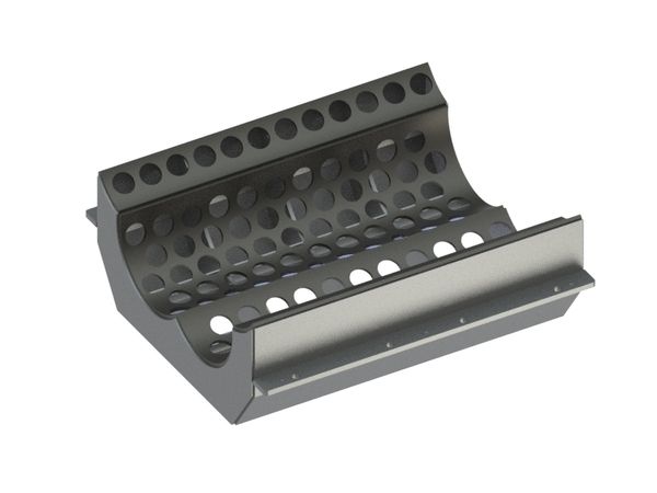 Screen plate 950 wide, sheet thickness t=10 for Untha 