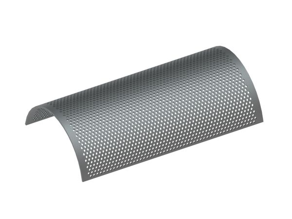 Screen plate, width 1030, screen plate thickness t=10, stepped perforation Ø12/14, mild steel for Previero | Sorema 