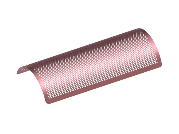 Screen plate, width 1092, screen plate thickness t=6, perforation Ø10, ligament 4, Hardox for Rapid Granulator AB 