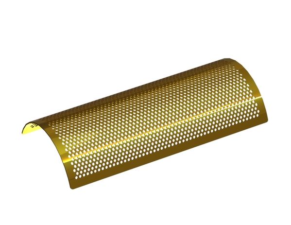 Screen plate, width 1092, screen plate thickness t=6, perforation Ø14, ligament 6 for Rapid Granulator AB 