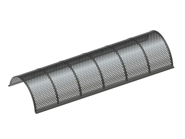 Screen plate, width 1450, screen plate thickness t=3+2, perforation Ø3, ligament 2, structural steel for Eldan Recycling 