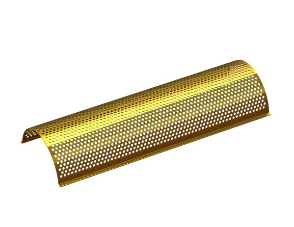 Screen plate, width 1450, screen plate thickness t=5, perforation Ø5, ligament 3, wear-resistant for Eldan Recycling 