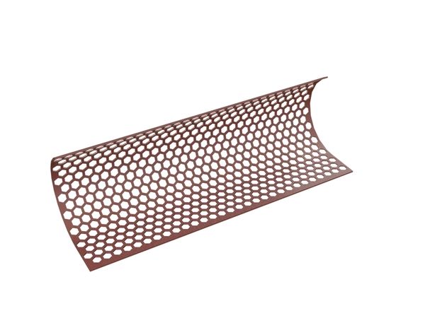 Screen plate width 2490, plate thickness t=12, hexagonal perforation width across flats 65 for Zeno Zerkleinerungsmaschinen 