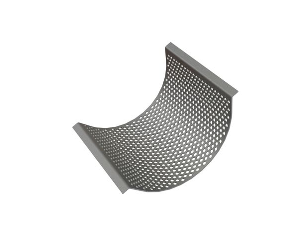 Screen plate, width 397, screen plate thickness t=4, perforation Ø4, ligament 2 