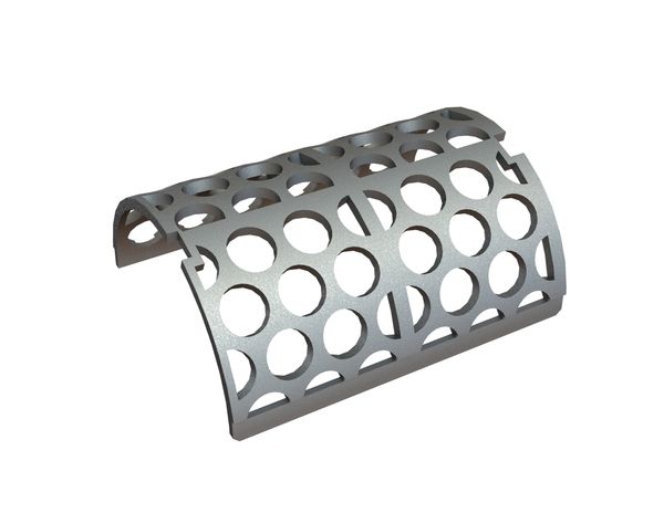 Screen plate, width 494, screen plate thickness t=15, perforation Ø60, ligament 15 for Weima Maschinenbau GmbH 