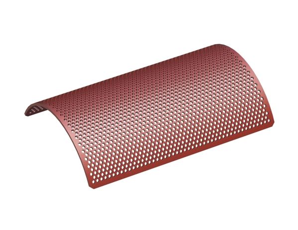 Screen plate width 663, plate thickness t=8, perforation Ø10, ligament 4, Hardox for Herbold Meckesheim USA - Resource Recycling Systems Inc. 