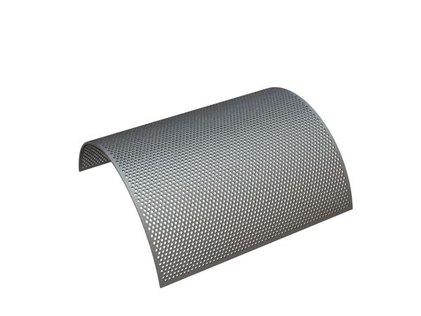 Screen plate, width 688, screen plate thickness t=6, perforation Ø8 ligament 4, structural steel for Heinrich Dreher Maschinenbau 