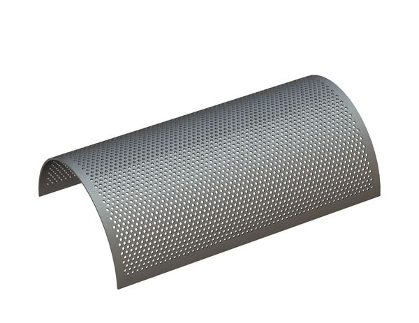 Screen plate, width 712, screen plate thickness t=5, perforation Ø7, ligament 5 