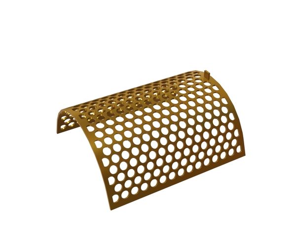 Screen plate, width 779, screen plate thickness t=10, perforation Ø40, ligament 11, wear-resistant for Tria 