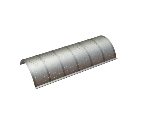 Screen plate, width 978, screen plate thickness t=3, perforation Ø3.25, ligament 1.75 for Eldan Recycling Eldan FG 952
