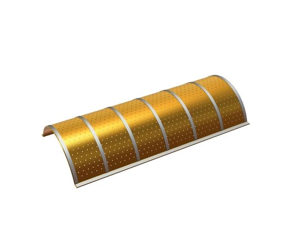 Screen plate, width 978, screen plate thickness t=4+1, perforation Ø4, ligament 2 for Eldan Recycling Eldan FG 952