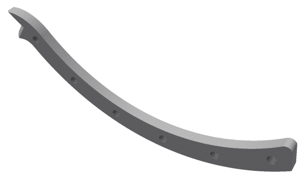 Screen segment t=20, 6x threads for Vecoplan Vecoplan VVZ