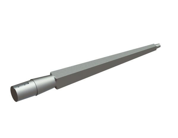 Screen shaft prepared for felt ring sealing for Vecoplan LLC (Retech) Vecoplan VAZ 160/200