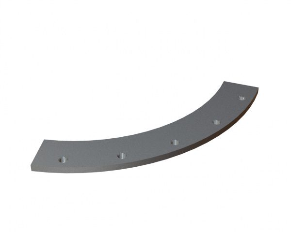 Sealing ring for screen carrier Ø894, 5 slotted holes, Creusabro for Lindner Recyclingtech Lindner Komet 2800 (A)