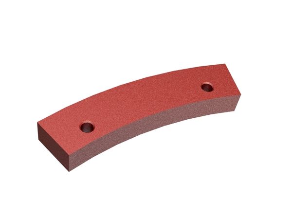 Segment 247x53x30, 2x M16 thread, Hardox for Untha Untha XR 3000