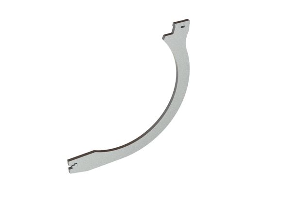 Segment de crible 1609x677x30, 2x filetage M30 pour Untha Untha XR