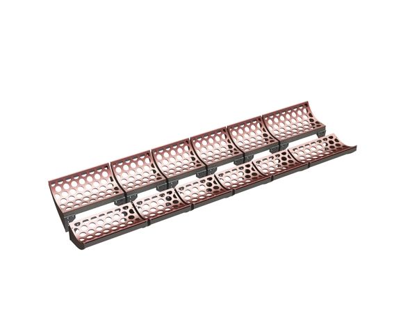 Set di cesti vaglianti 2x6 pezzi, larghezza 2926 mm, spessore lamiera forata t=10 per Vecoplan Vecoplan VNZ