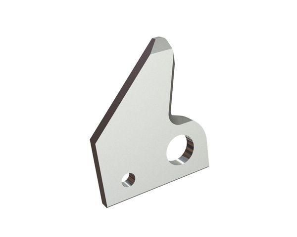 Shear saddle 68x55x6, M8 thread, X version for HSM 