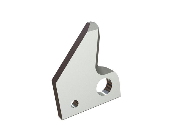 Shear saddle 68x55x8, M8 thread, X version for HSM 