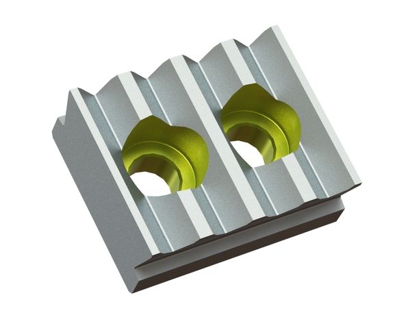 Shredder knife 50x40x20, StandardCut, toothed, X version for Vecoplan 