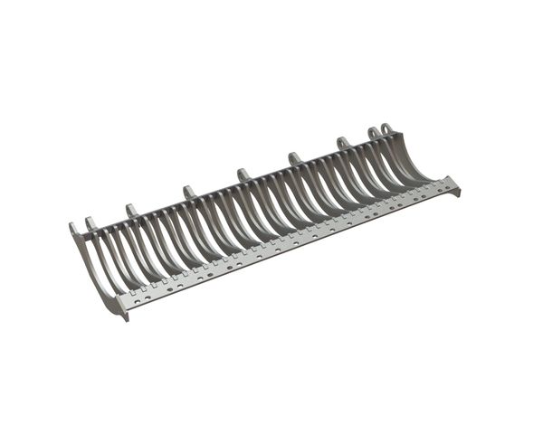 Sickle screen 3180x1160x413 sickle version 61, structural steel for Lindner Recyclingtech Lindner Jupiter