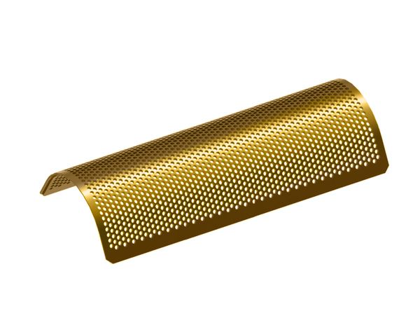 Siebblech 1595 breit, SIebblechstärke t= 15 Lochung Ø16, Steg 6 