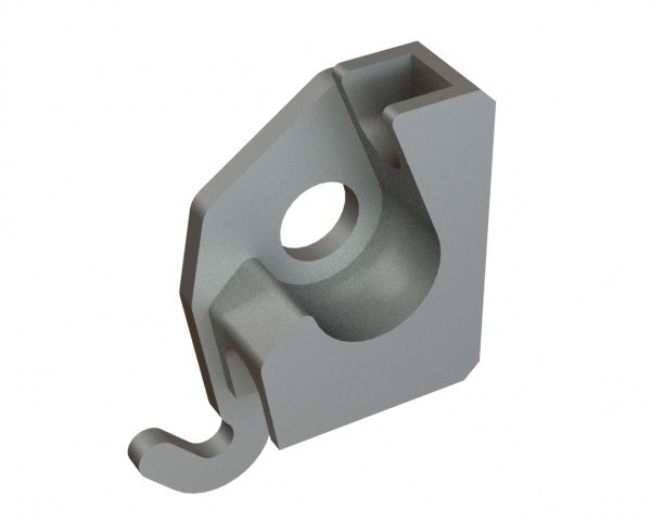 Siebhalterung mit Haken links 261x188x75 Lackiert für Lindner Recyclingtech Lindner Jupiter