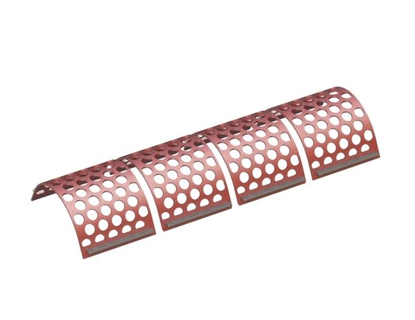 Siebkorb 2030 breit, Siebblechstärke t=12 4-tlg, runde Lochung Ø70 Steg 23, Hardox für Vecoplan 