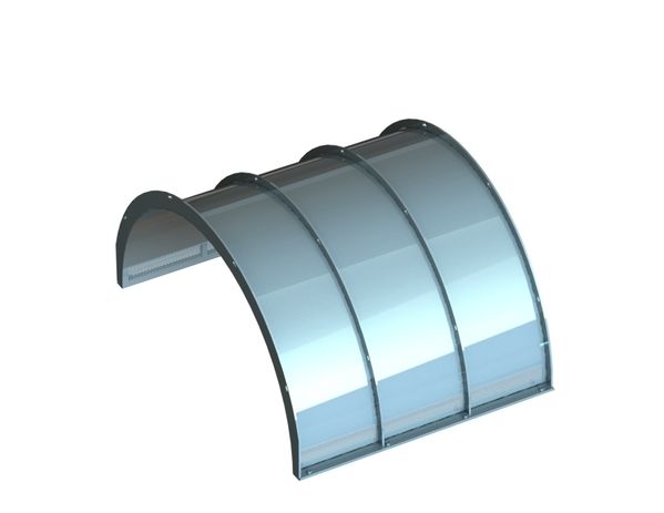 Siebkorb 825 breit, Siebblechstärke t=1,5 Lochung Ø4, Steg 2, Edelstahl 
