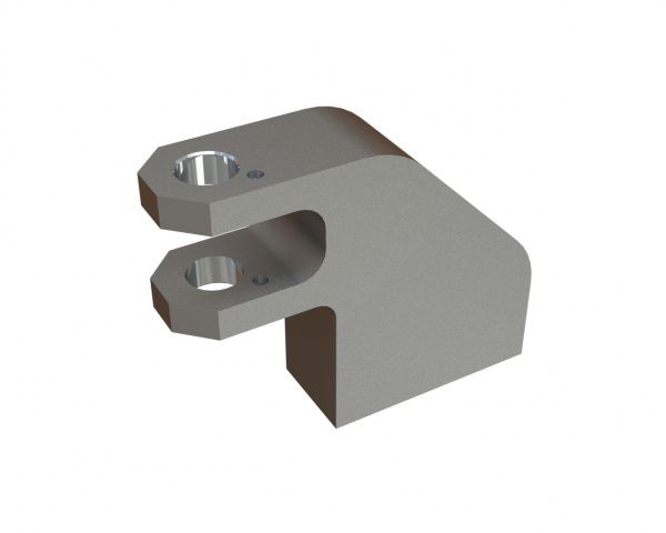 Soporte de cilindro para portador de criba 180x142x50 para Lindner Recyclingtech Lindner Komet 2800