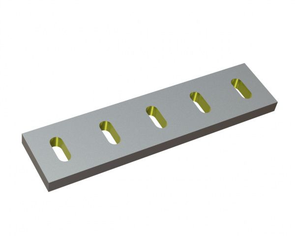 Stator blade, 498x120x27, Eco Line, version 40 for Lindner Recyclingtech 