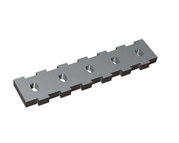 Stator blade for stepped rotor, 498x108x27, Premium Line, version 40, W9 version for Lindner Recyclingtech 