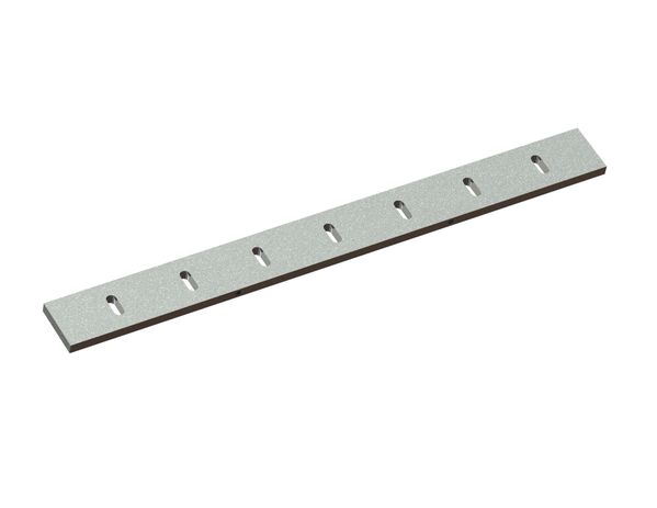 Stator knife 1058x100x20, PremiumCut, 7 slotted holes, cutting edge 90°, Y version for Hosokawa Alpine AG 