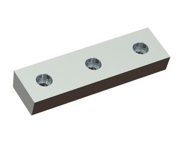 Stator knife 175x50x25 PremiumCut 3 counter-sunk holes, blade 85° for Herbold Meckesheim USA - Resource Recycling Systems Inc. 