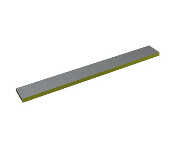 Stator knife 207x24x5 Eco Line, cutting edge 80°, X version for Rapid Granulator AB 