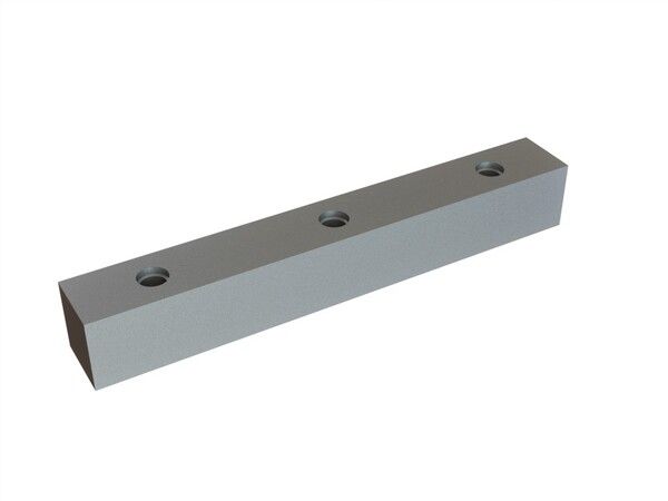 Stator knife 211x30x28, Premium Line, 3 slotted holes, X version for Hosokawa Alpine AG 