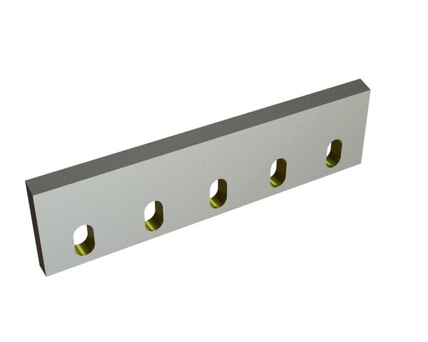 Stator knife 410x110x20 Eco Line 5 long slots, X-version for Herbold Meckesheim GmbH Herbold F+Z 5/800